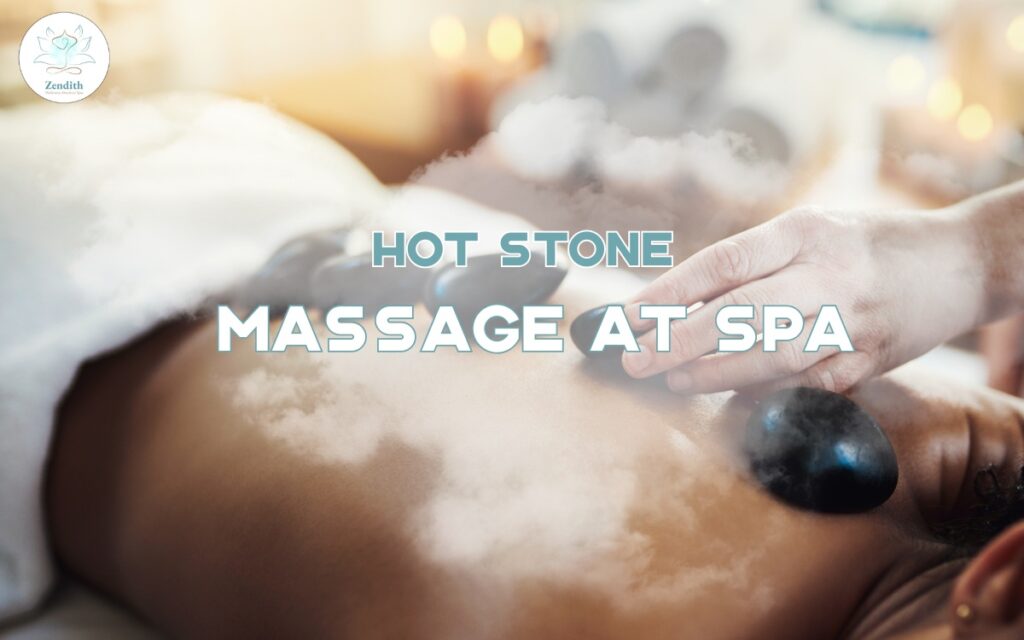 hot stone massage at spa