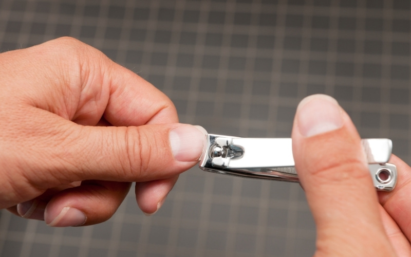 Cut nails straight across – Nail Care Tips at Home